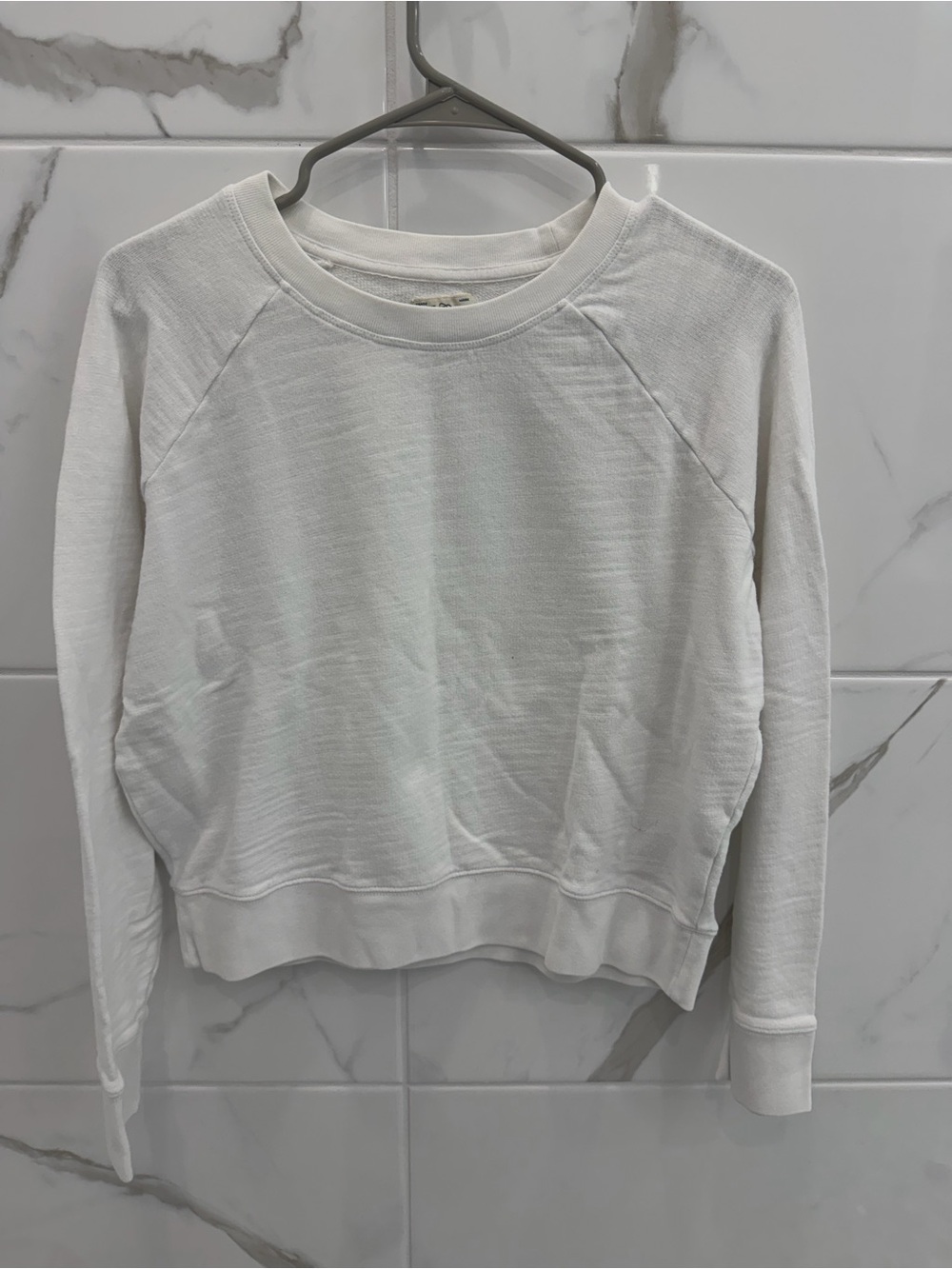 J. Crew Off-White Crewneck Sweatshirt